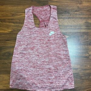 Nike Women's Heathered Red Racerback Tank